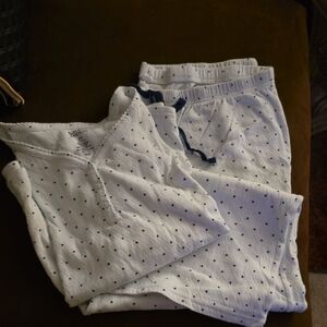 Croft & Barrow White and Blue Sleepwear